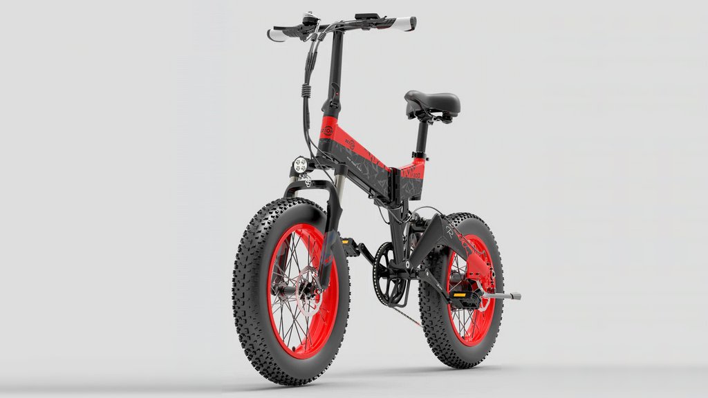 E-Bike de montanha dobrável Bezior XF200 com autonomia para mais de 100 km
