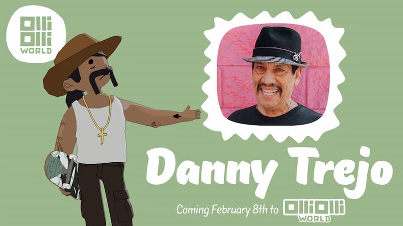 Danny Trejo marca presença em OlliOlli World