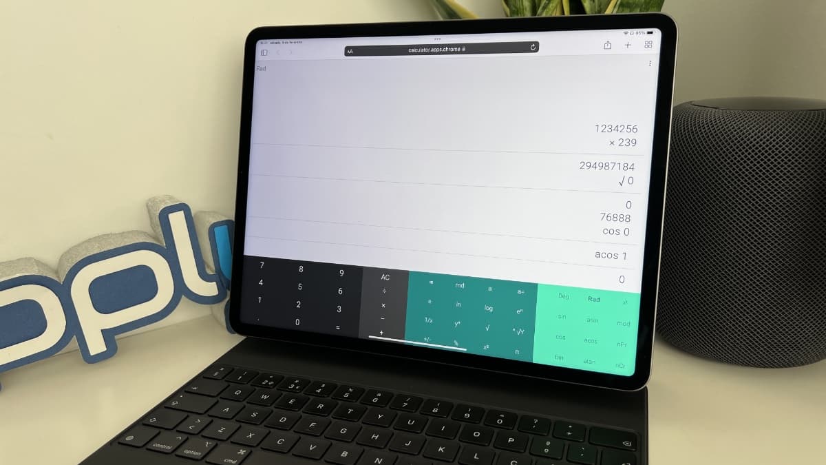 Calculadora para iPad que a Apple nunca quis lançar, finalmente chegou como web app Google