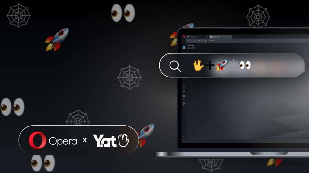 🖖🕸️👀 Opera já suporta acesso a endereços apenas com emojis 🌈🚀👽