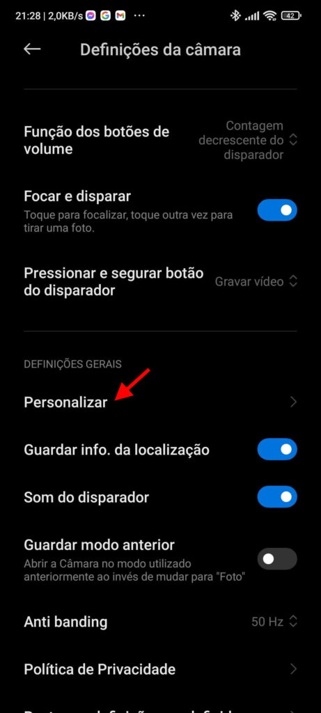 câmara smartphone Xiaomi modos fotografia