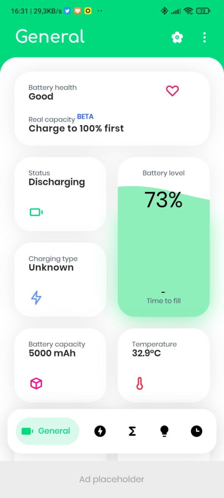 bateria Android smartphone Electron informação