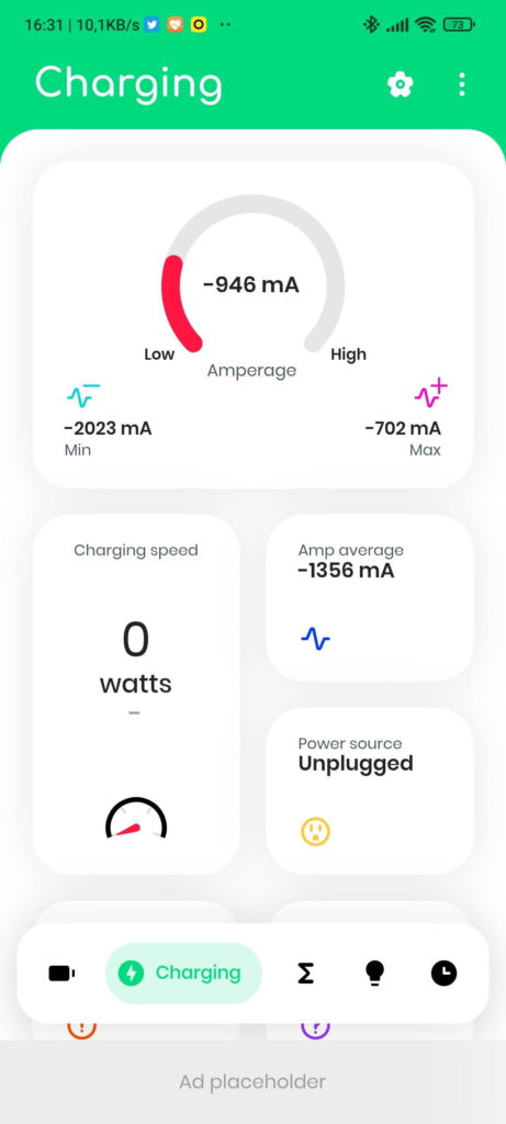 bateria Android smartphone Electron informação