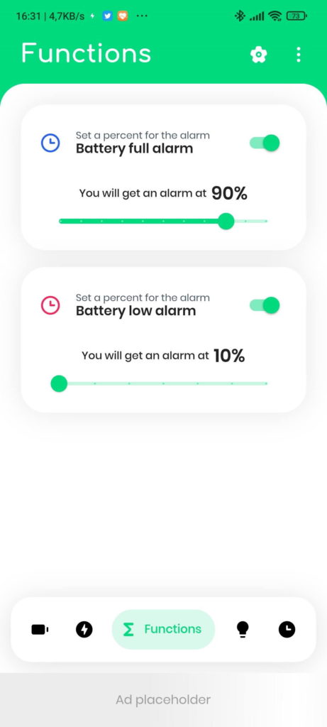 bateria Android smartphone Electron informação