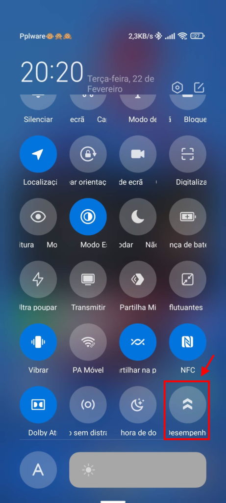 Xiaomi MIUI smartphone desempenho modo