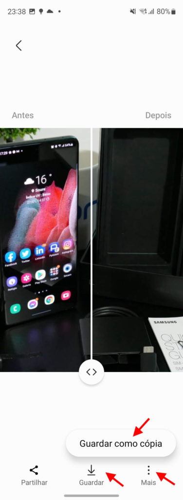 Samsung imagem melhorar smartphones fotografia