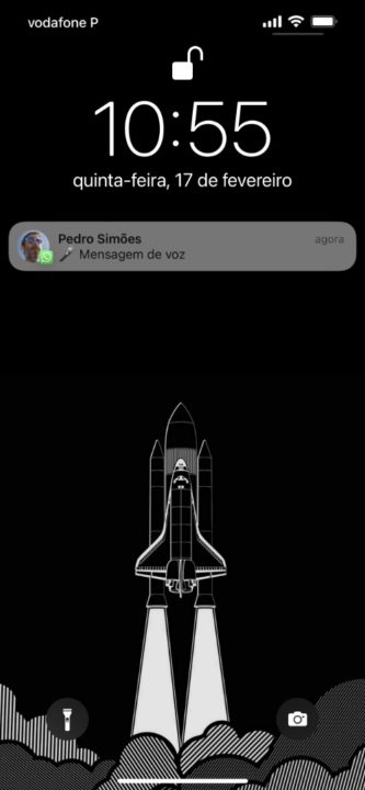 Imagem com exemplo das mensagens de áudio na nova versão do WhatsApp