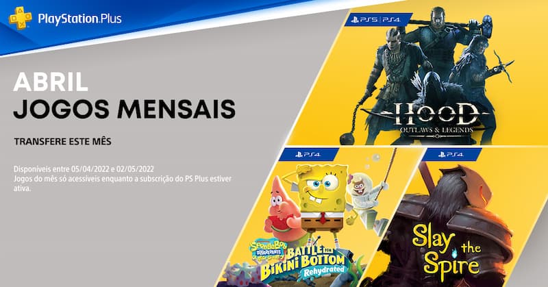 Jogos grátis no Playstation Plus para Abril de 2022