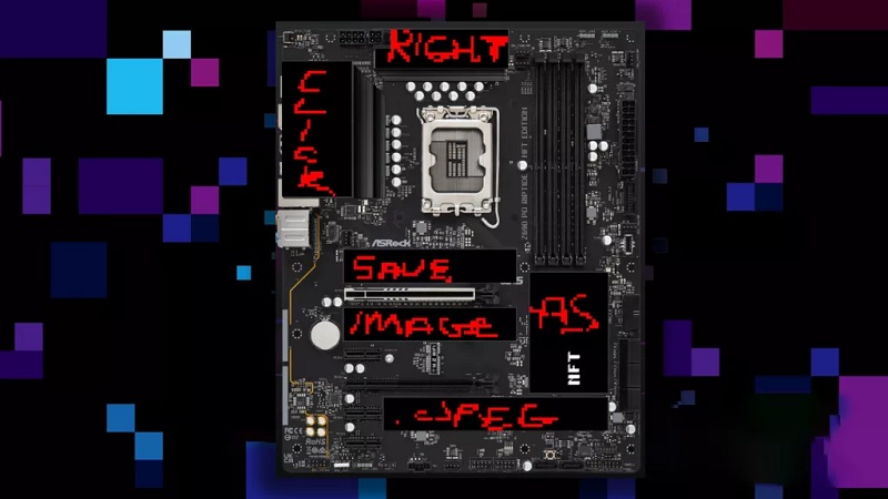 ASRock anuncia a criação da sua primeira motherboard em NFT