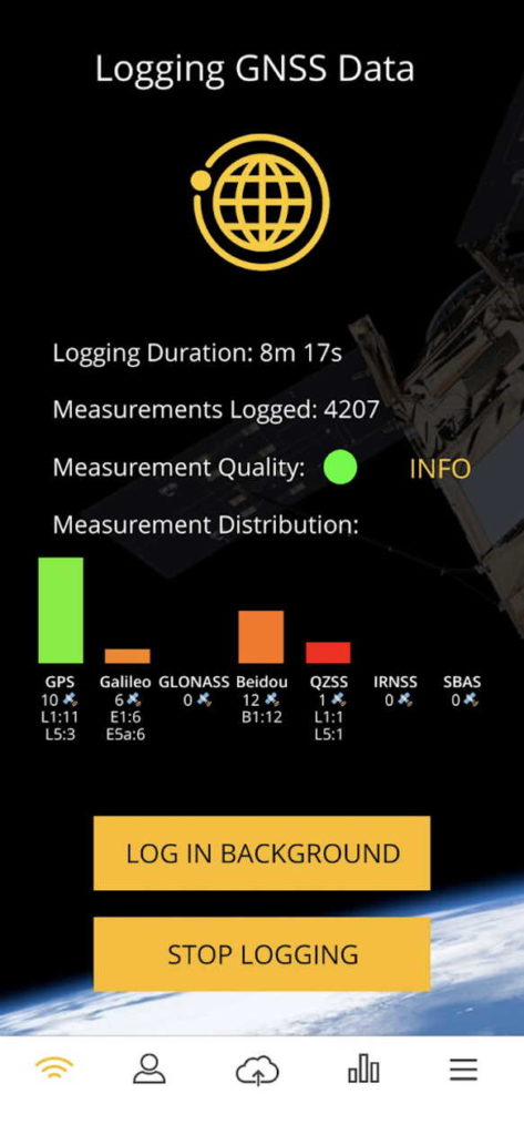 Camaliot Android smartphone GPS tempo