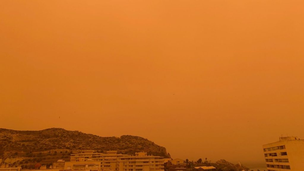 Céu laranja? São poeiras do Saara que estão a atingir a Península Ibérica
