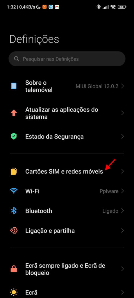 5G smartphone desligar rede tecnologia
