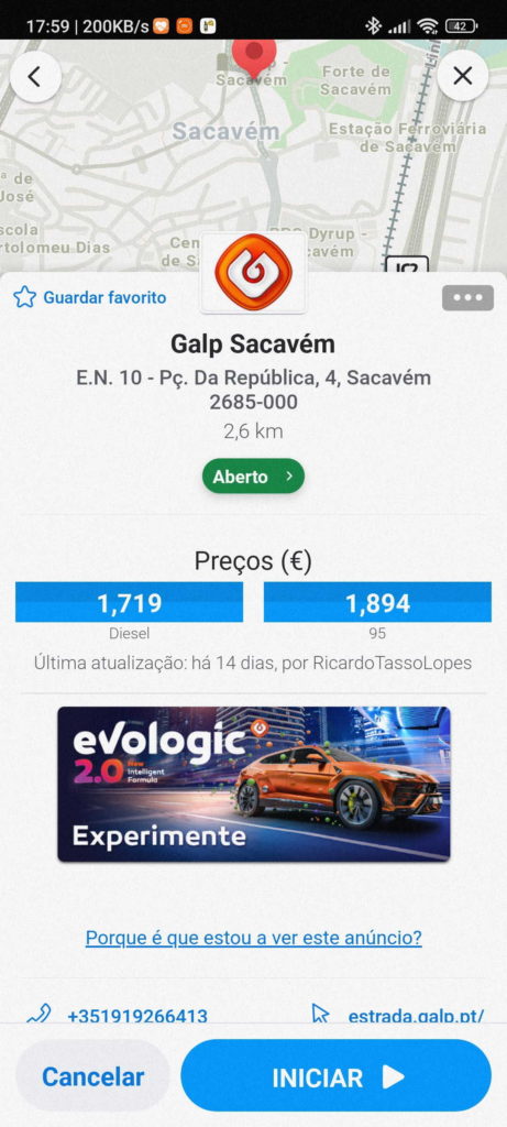 Waze combustíveis postos baratos preço