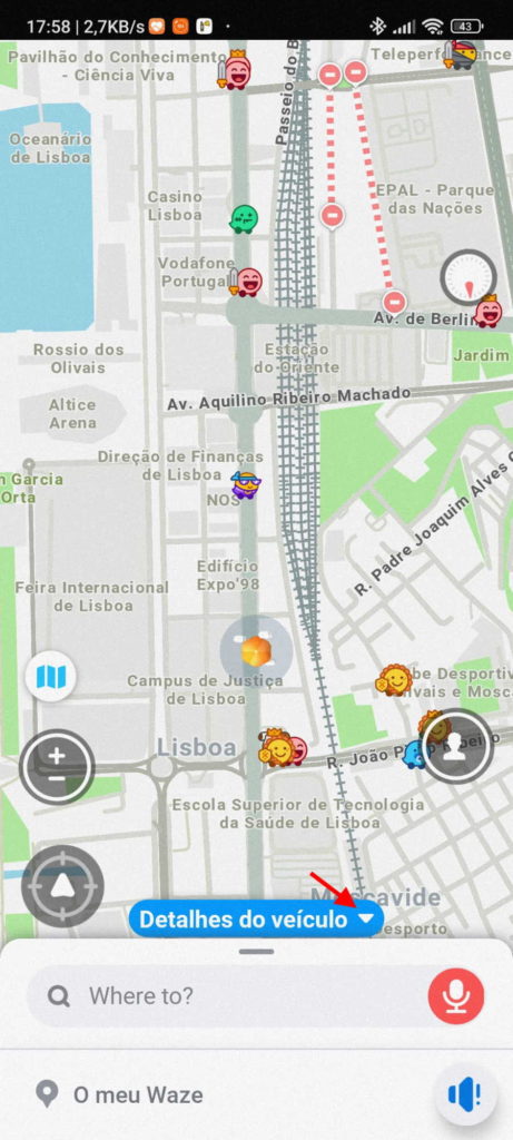Waze combustíveis postos baratos preço