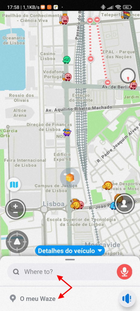 Waze combustíveis postos baratos preço