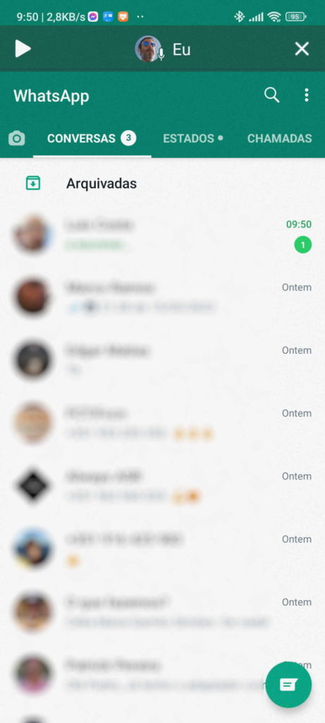WhatsApp mensagens voz conversas novidades