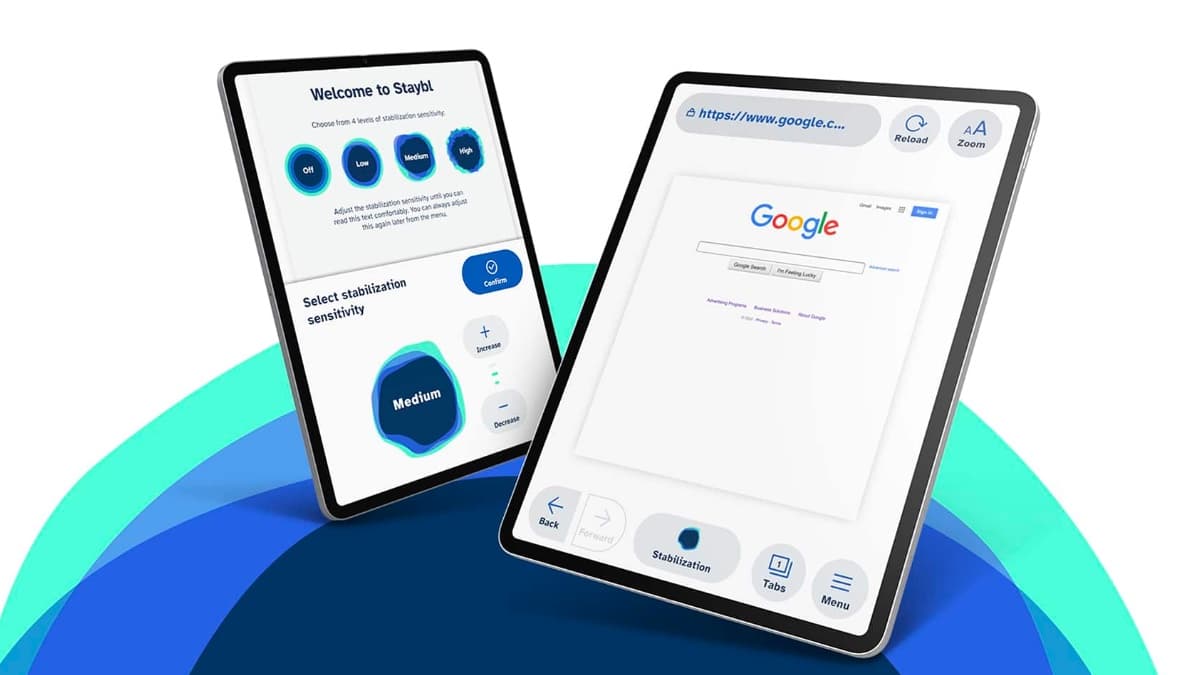 iPad: Navegador inteligente com estabilizador facilita leitura a utilizadores com Parkinson