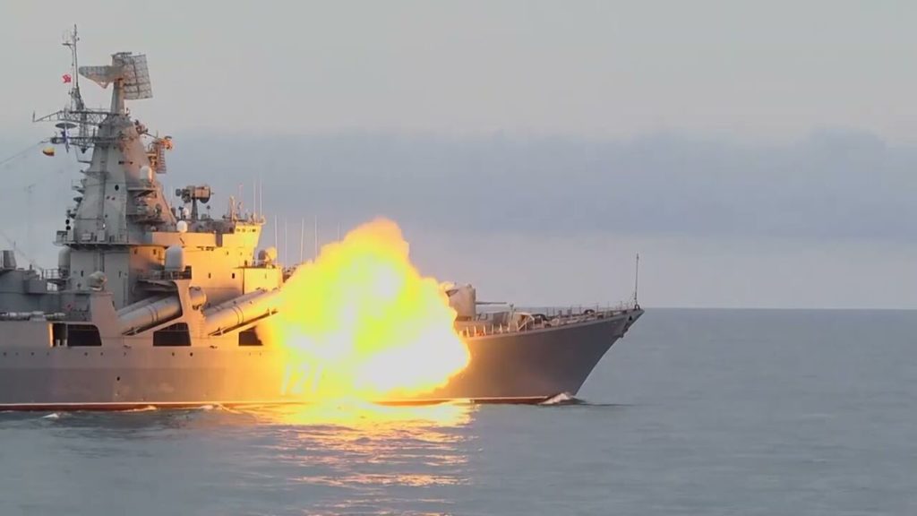 Navio de guerra Moskva afundou! Foram mísseis Neptune ucranianos?
