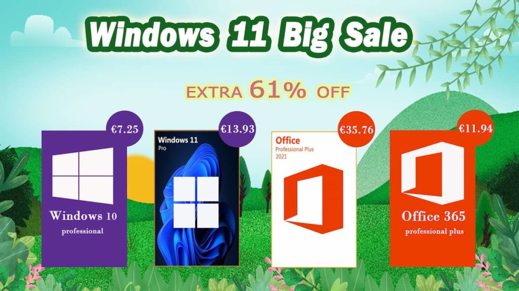Antivírus em saldo? Descontos com Windows 10 a 7,25€ e Windows 11 a 13,93€?