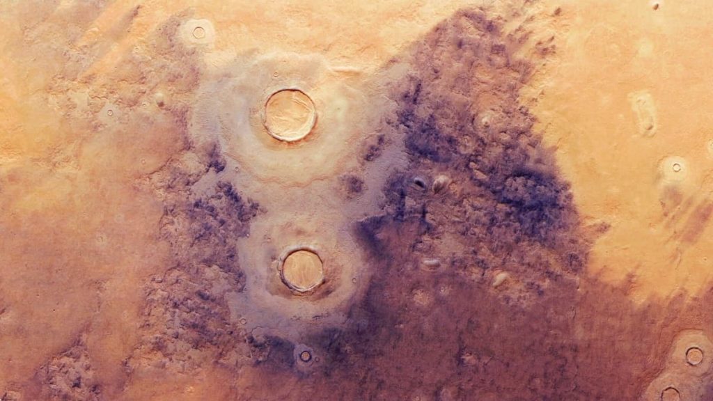 Mars Express da ESA mostrou o congelamento do “cérebro de Marte”