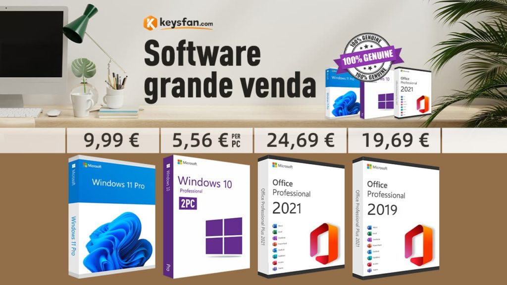 Como ativar o Windows 10 Pro na Keysfan? Chave a partir de 5,63 euros!