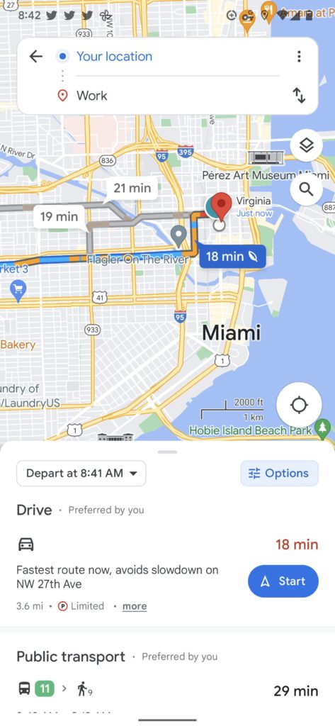 Google Maps viagens navegação