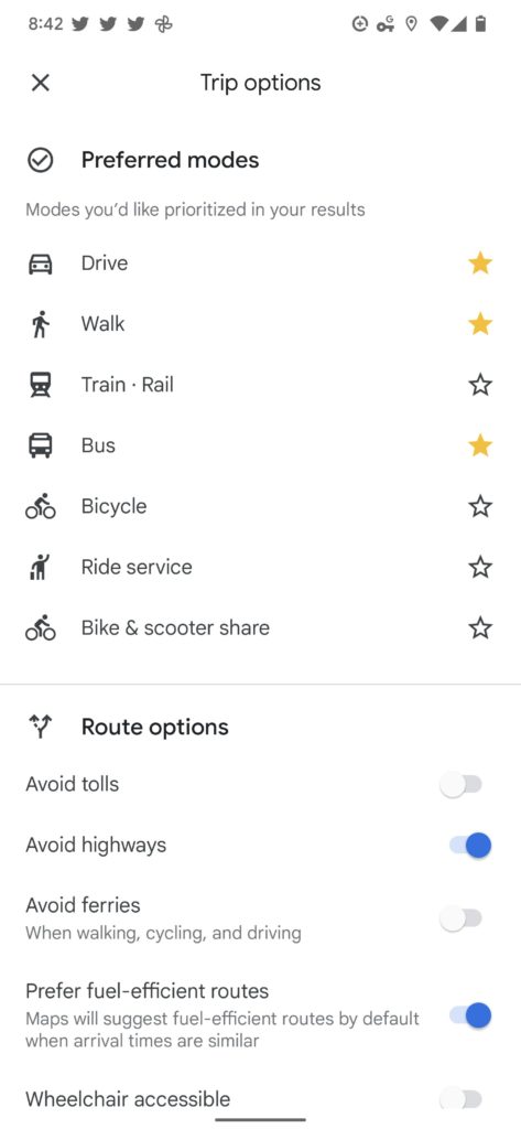 Google Maps viagens navegação