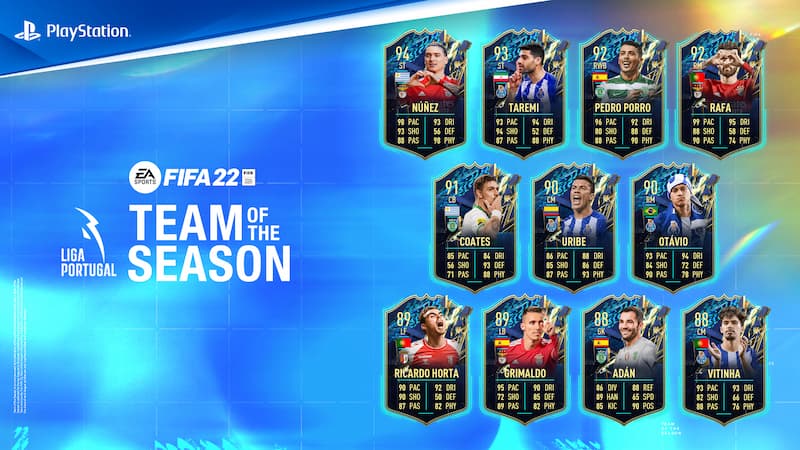 Electronic Arts apresenta “TEAM OF THE SEASON” da LIGA PORTUGAL