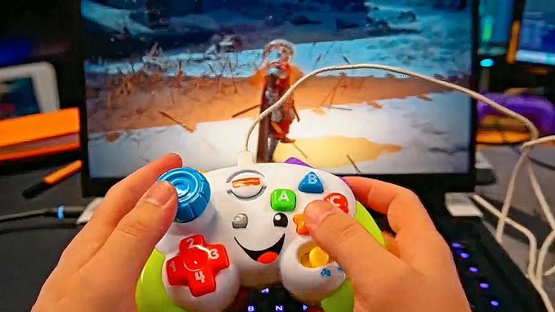 Brinquedo de bebé da Fisher-Price foi modificado para jogar Elden Ring