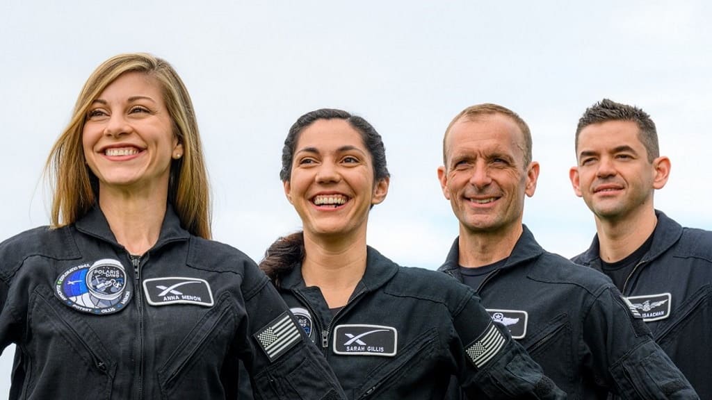 Polaris Dawn: tripulação está de volta à Terra depois de uma missão histórica