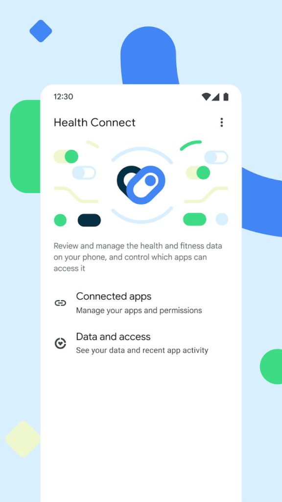 Android Google Connected Health dados desporto