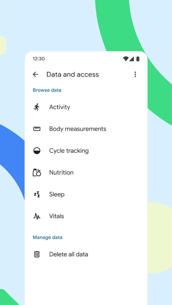 Android Google Connected Health dados desporto