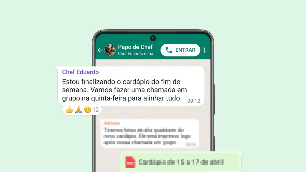 Reações às mensagens no WhatsApp começam a chegar hoje