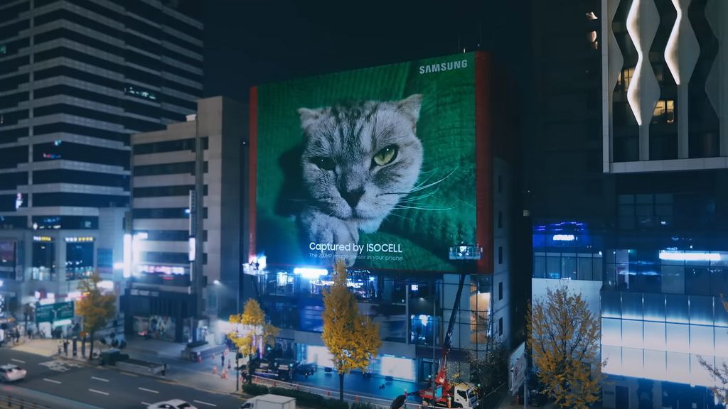 Samsung imprime foto gigante captada com o seu sensor móvel de 200 MP