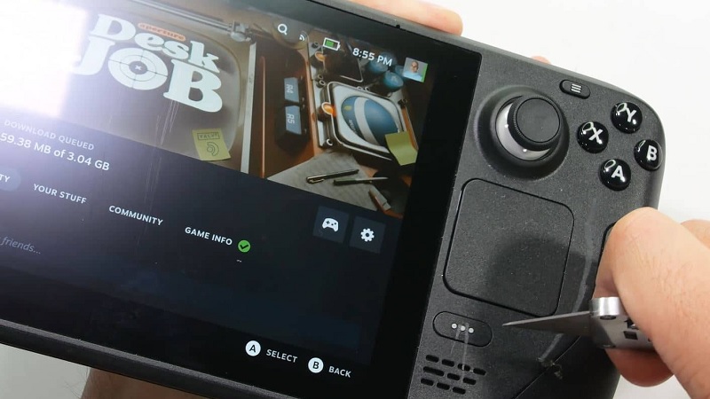 Consola Steam Deck supera facilmente o teste de durabilidade extrema