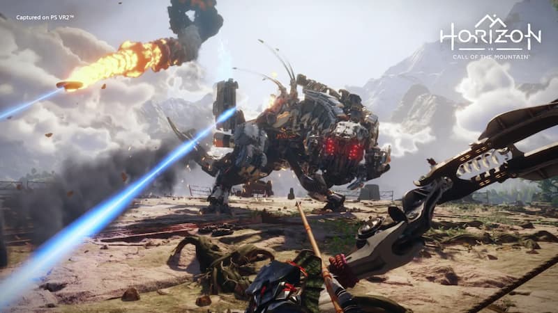 Horizon Call of the Mountain em Realidade Virtual é outra coisa