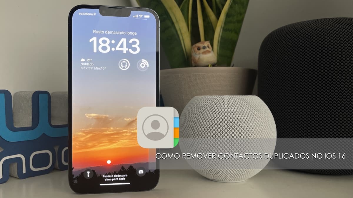 iOS 16 Permite-lhe corrigir facilmente os contactos duplicados