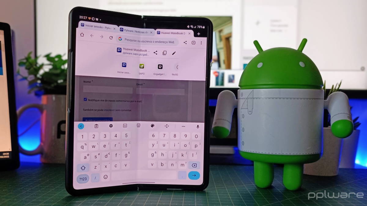 O teclado da Google já está preparado para funcionar nos smartphones Android dobráveis