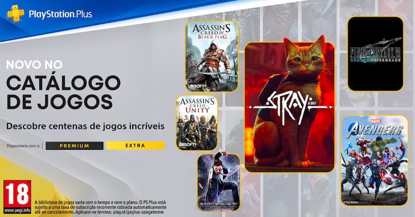 Sony revela novas aquisições do PlayStation Plus e Playstation Stars