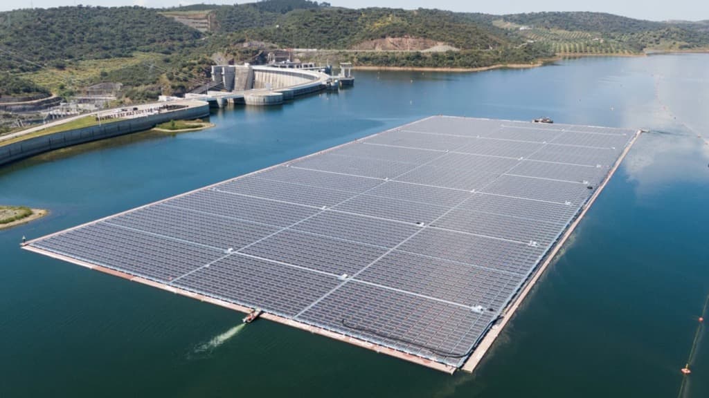 Maior parque solar flutuante da Europa é em Portugal! Saiba onde fica…
