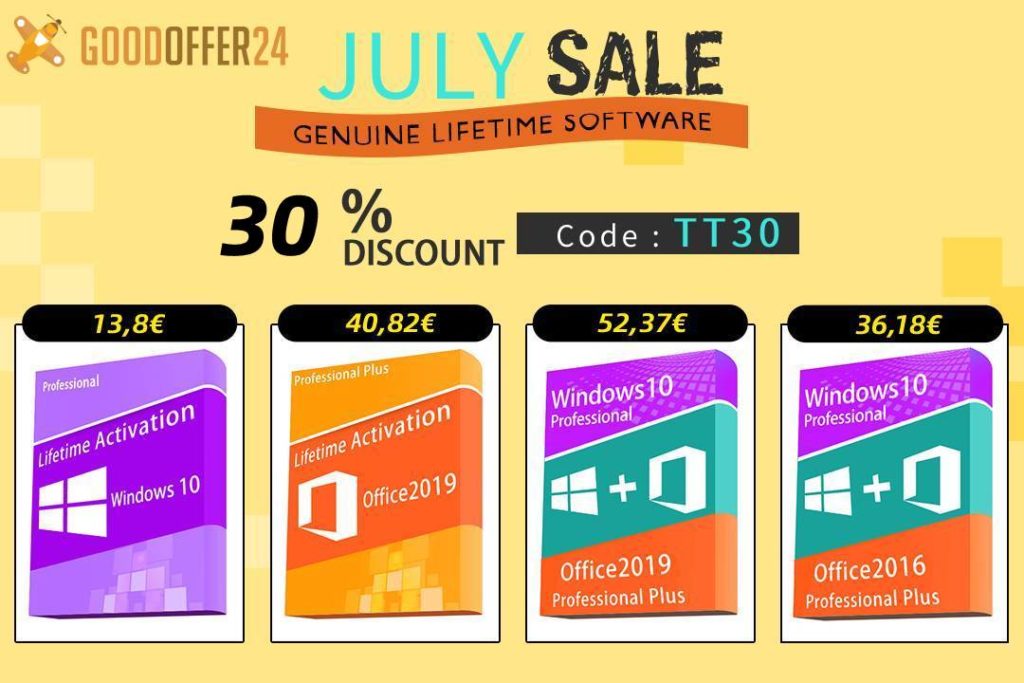 Mergulho de fé? Não é necessário, a GoodOffer24 traz os descontos Windows e Office