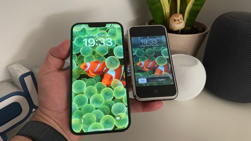 iOS 16 beta 3 inclui o wallpaper do peixe-palhaço que apareceu no iPhone original