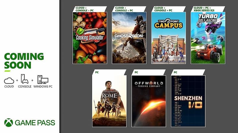 Xbox revela entradas de Agosto no Xbox Game Pass