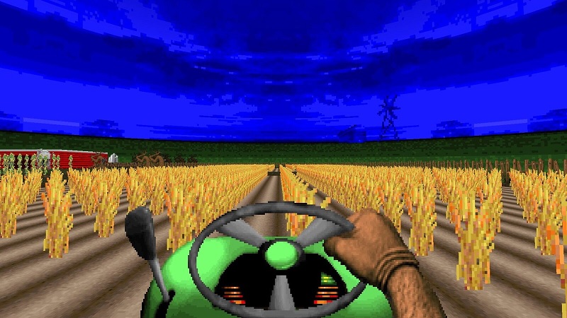 Agora também já pode jogar DOOM num trator!