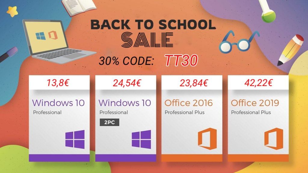 Estar a gosto no fim de férias e começar as aulas com o Windows a 13,80€ na GoodOffer24
