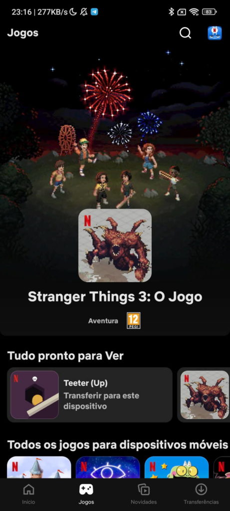 Netflix jogos utilizadores streaming números