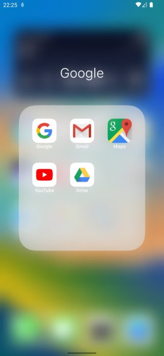 Launcher para Android que imita o iOS