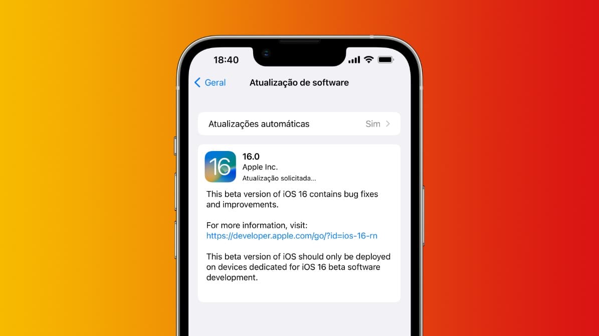 iOS 16 beta 5 pública já está disponível no Apple Beta Software Program