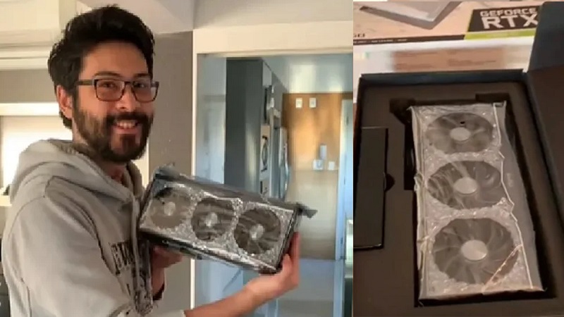 Utilizador que recebeu areia em vez de gráfica já tem uma nova RTX 3090 Ti