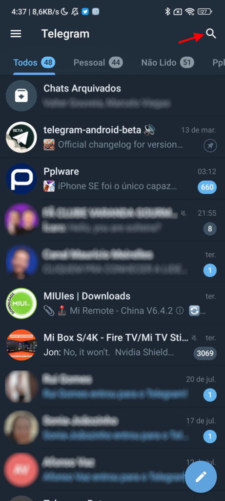 Telegram downloads funcionalidades conversas grupos